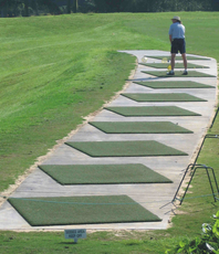 Big Island country club chipping mats