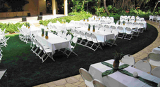 Hale Koa Hotel commercial synthetic turf luau lawn
