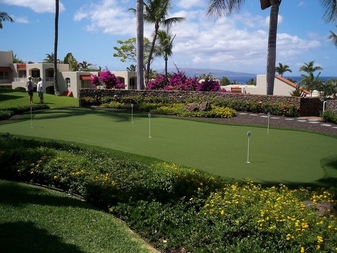 Maui Wailea Palms resident putting greens